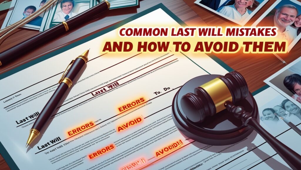 Common Last Will Mistakes and How to Avoid Them